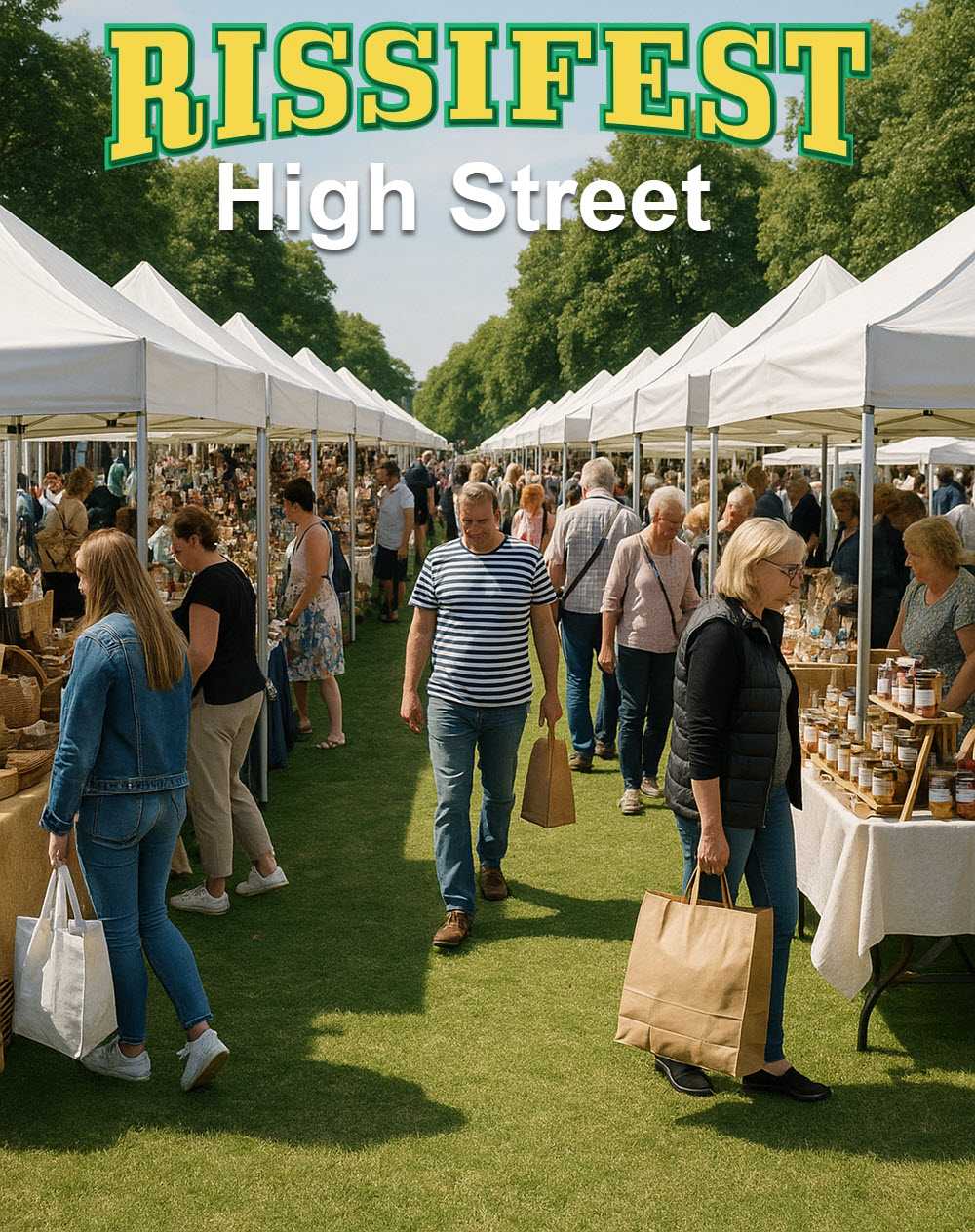 RissiFest High Street with local stalls